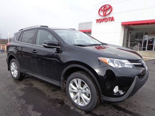 New 2013 rav4 limited awd roof heated leather power liftgate black smart key 4wd