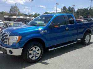 2010 ford f-150 xlt extended cab pickup 4-door 4.6l in blue flame
