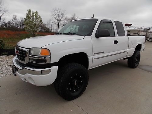 2003 gmc 2500 hd 8.1ltr allison trans low miles lifted leather loaded no reserve