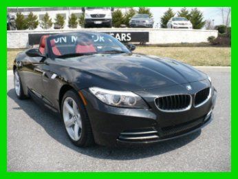 09 bmw sdrive30i 31,400 miles used cpo manual stick rwd convertible red leather