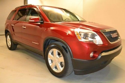 Gmc acadia slt v6 3.6l sunroof rearview camera power heated leather 1 owner