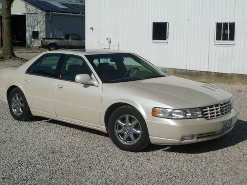1999 cadillac seville sts pearl white