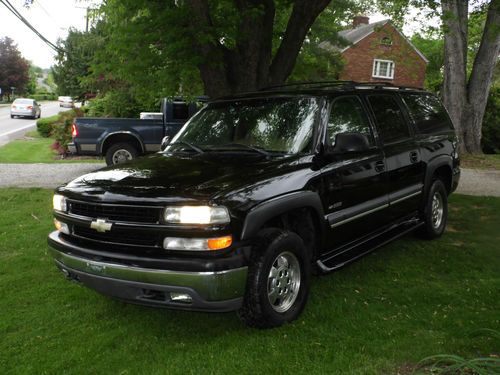 2000 chevrolet chevy suburban 4x4 suv loaded sun roof heated leather 3rd row