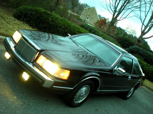 1986 lincoln continental mark vii lsc documented 19,902 miles museum piece