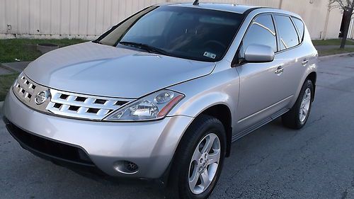 2005 nissan murano s auto silver color 2wd 4-dr drives great