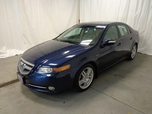 2007 acura tl fwd v6 cd xm radio leather clean carfax 1 owner
