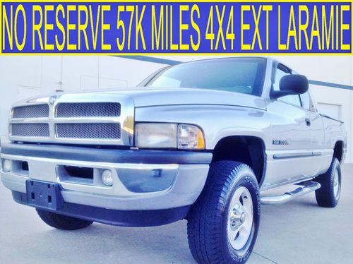 No reserve 57k miles 4x4 laramie extended rust free spectacular 5.9l 00 02 f-150