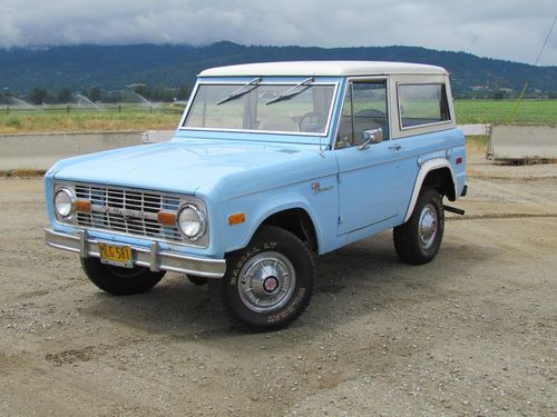 1974 early ford bronco sport p/s, 302, 4x4, automatic