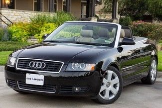 2003 audi a4 3.0 automatic convertible power top heated seats xenons low miles