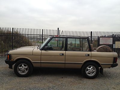 1995 range rover county lwb convertible 1 of 3 mint clean leather rare only 55k