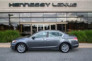 2012 honda accord sdn 4dr v6 auto ex-l sunroofleather 1owner clean carfax