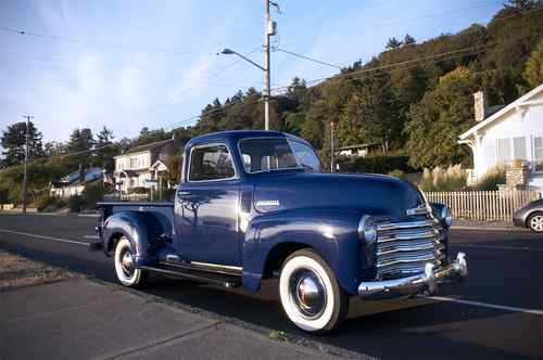 1949 chevy 1/2 ton pickup truck *blue *mint condition full off-frame restoration