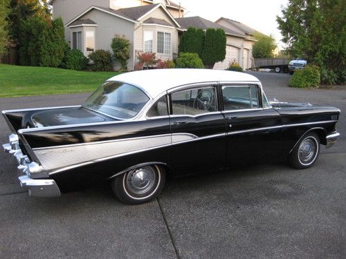 1957 bel air automatic ,orig matching #s 283ci ,air cond,  must see 9995.00