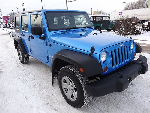2010 jeep wrangler unlimited sport utility 4-door 3.8l right sided steering!