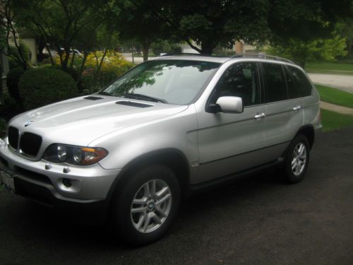 2006 silver bmw x5 3.0 suv 4wd 4d fully loaded low miles no accidents non-smoker