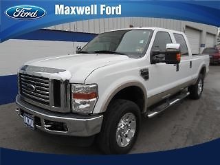 08 ford f250 4x4 5.4l v8, lariat with leather, sunroof, power rear slider!