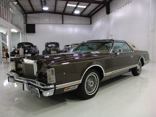 1979 lincoln mark v 2-door coupe, only 9,068 miles! factory a/c!