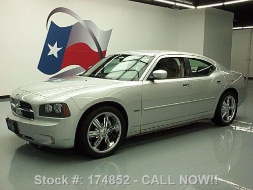 2006 dodge charger r/t hemi htd leather 20&#034; wheels 64k texas direct auto
