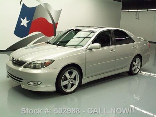 2004 toyota camry se sunroof leather ground effects 67k texas direct auto