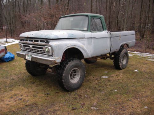1964 ford f-100 needs restoration and a bunch of parts