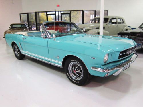 1965 ford mustang convertible resto mod - fuel injected 5.0l v8 - beautiful!!
