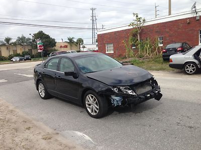 Ford fusion rebuildable repairable salvage lawaway plan available leather focus
