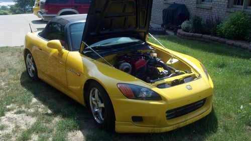 Turbo 2002 honda s2000 w/ shaved and tucked engine bay no reserve