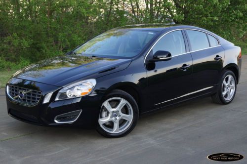 5-days no reserve &#039;12 volvo s60 t5 1-owner off lease sirius-xm lthr roof