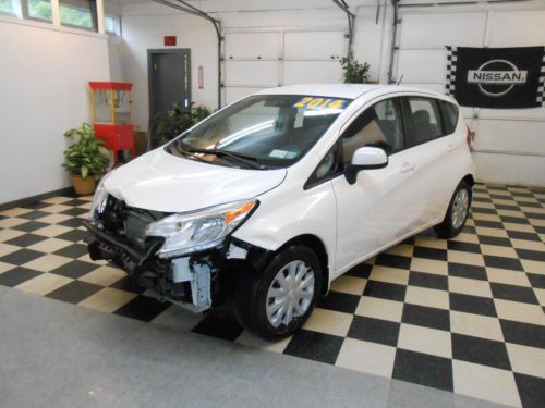 2014 nissan versa note 3k no reserve salvage damaged rebuildable repairable