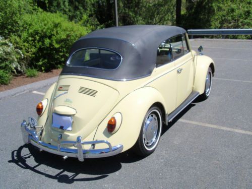 1967 vw convertible - owned from new, like new (last great bug year!)