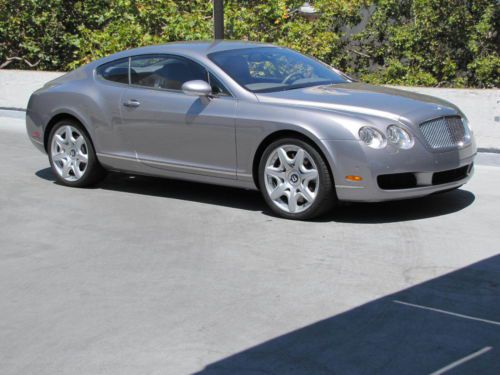 2005 bentley continental gt silver tempest porpoise 66271 miles