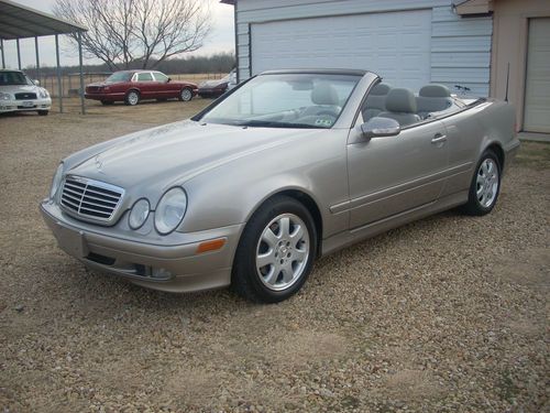 2003 mercedes clk 320 convertible in excellent condition