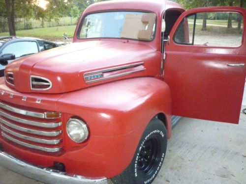 1949 ford pick up f-1 hot rod, rat rod, small block ford, c4 automatic