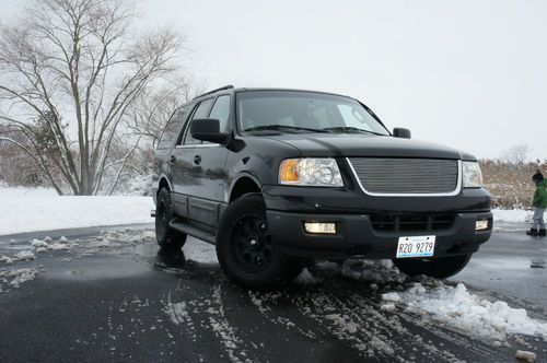 2006 ford expedition xlt sport sport utility 3rd row seat 100k miles black nice