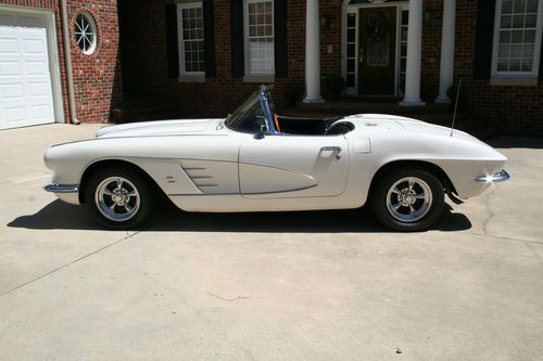 Awesome 1961 corvette convertible frame off 283 2x4 4 speed car