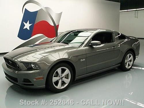 2013 ford mustang gt deluxe 5.0 auto leather spoiler 9k texas direct auto