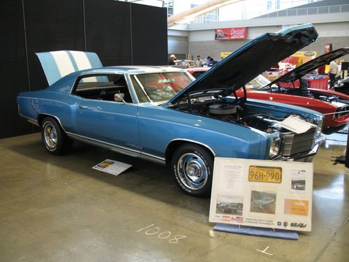 1970 monte carlo by chevrolet **restored national &amp; isca award winner**
