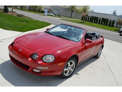 1998 toyota celica gt 5 speed manual convertible, leather , no reserve