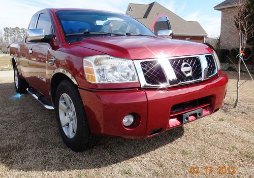 2005 nissan titan, 24k miles possible salvage history with current clean title