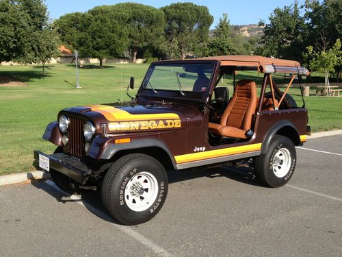 1981 jeep cj7 renegade - 23,092 original miles - california car - no reserve