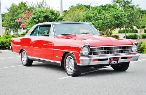 Absolutley stunning 1967 chevrolet nova ss coupe p.s,p.b,cold a/c bucket's wow
