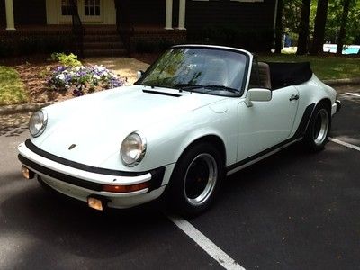 1983 porsche 911 sc cabriolet -last year of sc, first year of cabs for 911