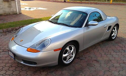 Exceptional 2000 porsche boxster with rare hard top and low mileage