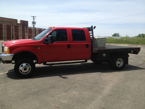 2001 ford f350 diesel 6 speed manual dually flatbed 4x4