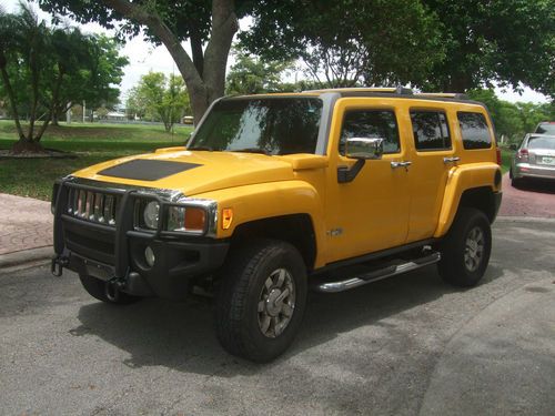 2006 yellow hummer h3 luxury edition sport utility
