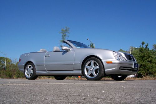 2003 mercedes clk430 no reserve,only 22k,v-8, superb condition,mustc,01,02,04,05