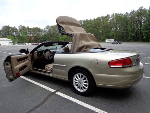 2002 sebring convertible lxi leather! 97k miles! power seat! clean! 2003 04 05