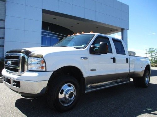 2005 ford f-350 super duty lariat 4x4 dually crew cab low miles