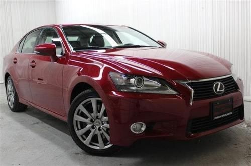 2013 lexus gs 350 navigation heated seats moon roof low miles red one owner awd