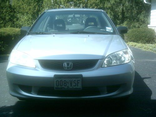2004 honda civic vp silver coupe, 41,000 miles, a/c, cd, one owner, excellent